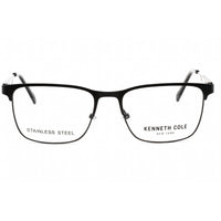 Kenneth Cole New York Men's Eyeglasses - Rectangular Matte Black Frame | KC0312 002 ,