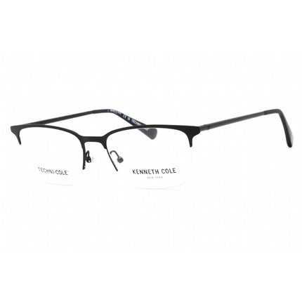 Kenneth Cole New York Men's Eyeglasses - Rectangular Matte Black Frame | KC0322 002 ,