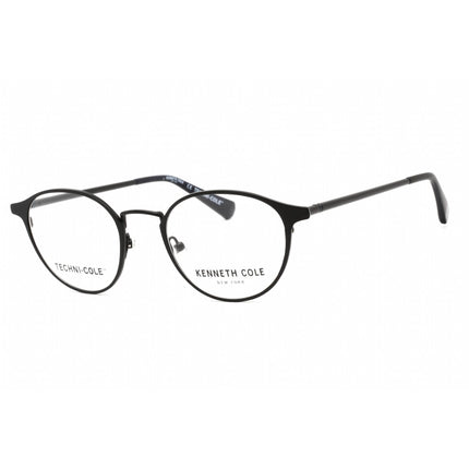 Kenneth Cole New York Men's Eyeglasses - Round Matte Black Metal Frame | KC0324 002 ,