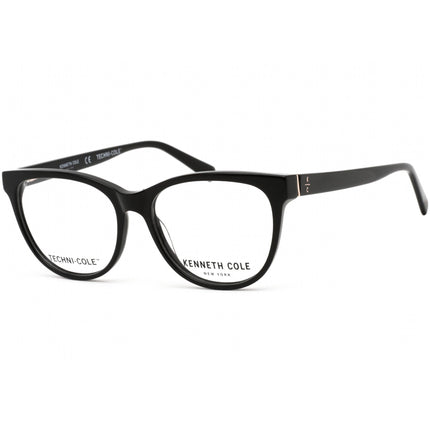 Kenneth Cole New York Men's Eyeglasses - Shiny Black Round Shaped Frame | KC0334 001 ,