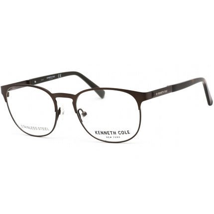 Kenneth Cole New York Unisex Eyeglasses - Matte Dark Brown Steel Frame | KC0267 049 ,