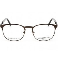 Kenneth Cole New York Unisex Eyeglasses - Matte Dark Brown Steel Frame | KC0267 049 ,