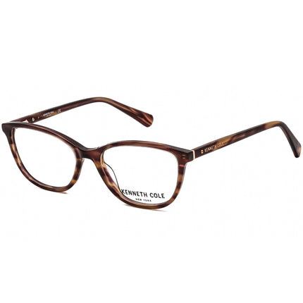 Kenneth Cole New York Women's Eyeglasses - Full Rim Brown Horn Frame | KC0308 062 ,