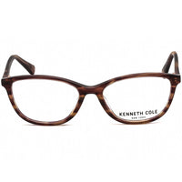 Kenneth Cole New York Women's Eyeglasses - Full Rim Brown Horn Frame | KC0308 062 ,