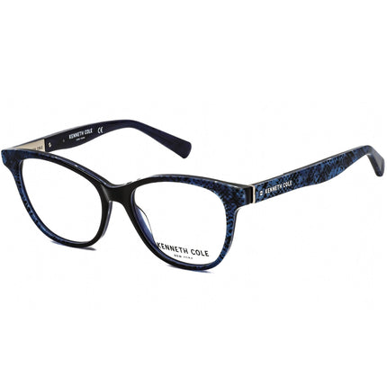 Kenneth Cole New York Women's Eyeglasses - Full Rim Shiny Blue Frame | KC0316 090 ,