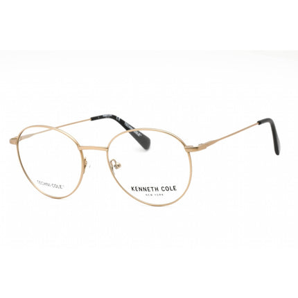 Kenneth Cole New York Women's Eyeglasses - Pale Gold Metal Round Frame | KC0332 032 ,