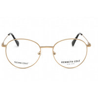 Kenneth Cole New York Women's Eyeglasses - Pale Gold Metal Round Frame | KC0332 032 ,