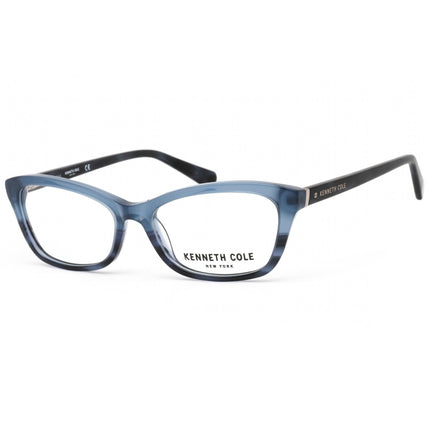 Kenneth Cole New York Women's Eyeglasses - Shiny Blue Cat Eye Shape Frame | KC0302 090 ,