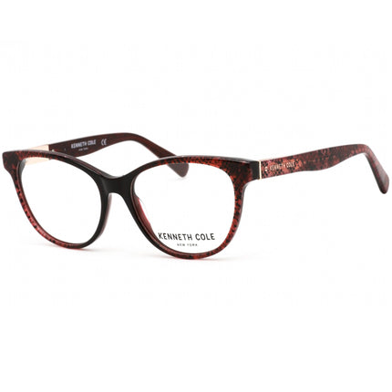 Kenneth Cole New York Women's Eyeglasses - Shiny Bordeaux Plastic Frame | KC0316 069 ,