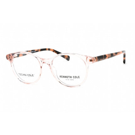 Kenneth Cole New York Women's Eyeglasses - Shiny Pink Plastic Round Frame | KC0325 072 ,