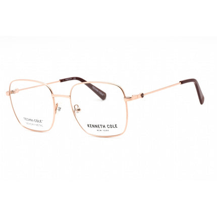 Kenneth Cole New York Women's Eyeglasses - Shiny Rose Gold Metal Frame | KC0348 028 ,