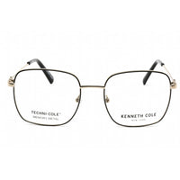 Kenneth Cole New York Women's Eyeglasses - Square Black/Gold Metal Frame | KC0348 005 ,