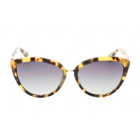 Kenneth Cole New York Women's Sunglasses - Blonde Havana Cat Eye Frame | KC7258 53D ,