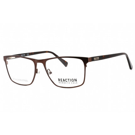 Kenneth Cole Reaction Men's Eyeglasses - Full Rim Matte Dark Brown Frame | KC0902 049 ,