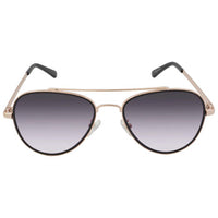 Kenneth Cole Reaction Men's Sunglasses - Gold and Black Metal Pilot Frame | KC2837 32B ,