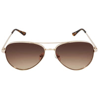 Kenneth Cole Reaction Men's Sunglasses - Gold Metal Aviator Shape Frame | KC2829 32F ,