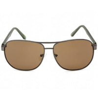 Kenneth Cole Reaction Men's Sunglasses - Matte Gunmetal Metal Pilot Frame | KC2905 08E ,