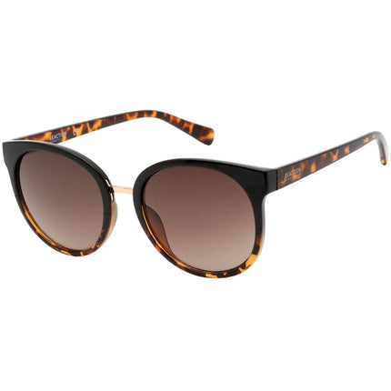 Kenneth Cole Reaction Unisex Sunglasses - Dark Havana Plastic Oval Frame | KC2880 52F ,