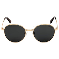 Kenneth Cole Reaction Unisex Sunglasses - Full Rim Gold Round Metal Frame | KC2839 32A ,