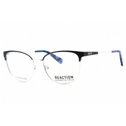 Kenneth Cole Reaction Women's Eyeglasses - Matte Blue Metal Rectangular | KC0877 091 ,