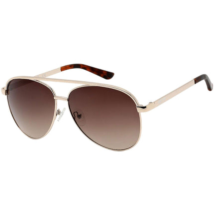 Kenneth Cole Reaction Women's Sunglasses - Gradient Lens Gold Metal Frame | KC2914 32F ,