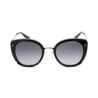 Kenneth Cole Reaction Women's Sunglasses - Shiny Black/Silver Cat Eye | KC2943 01B ,