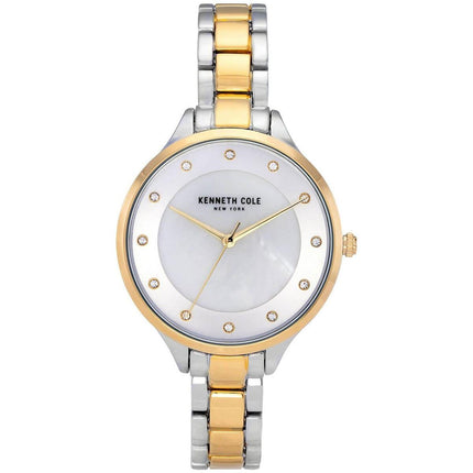 Kenneth Cole Women's Crystal Watch - Classic Quartz Two Tone Bracelet | KC50940004 ,