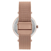 Kenneth Cole Women's Crystal Watch - Classic Rose Gold Mesh Bracelet | KC50960002 ,