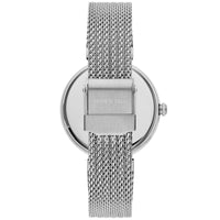 Kenneth Cole Women's Quartz Watch - Classic Black Dial Silver Bracelet | KC50786001 ,