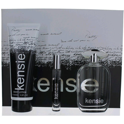 Kensie Women's Gift Set - Body Lotion, 3.4 oz and 0.34 oz Eau De Parfum Spray, 3 Piece ,