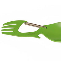 Kershaw Camping Tool - Ration Green Spoon/Fork Scratch Resistant | KW1140GRNX ,