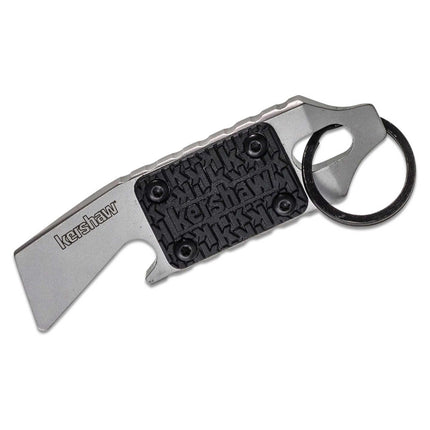 Kershaw Key Chain Multi Tool - PT-1 Bead Blasted Steel with K-Texture Grip | KW8800X ,