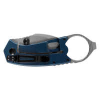 Kershaw Pocket Knife - Antic Drop Point Steel Blade Frame Lock Blue Handle | KW8710 ,