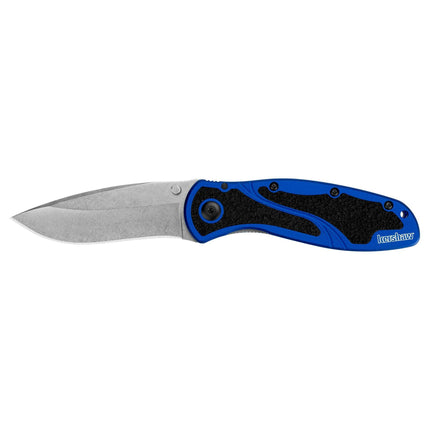 Kershaw Pocket Knife - Blur Stainless Steel Blade Navy Blue Handle Work | KW1670NBSW ,