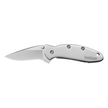 Kershaw Pocket Knife - Chive Drop Point Plain Edge Blade with Frame Lock | KW1600 ,