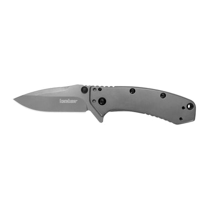 Kershaw Pocket Knife - Cryo Drop Point Plain Edge Blade with Frame Lock | KW1555TI ,