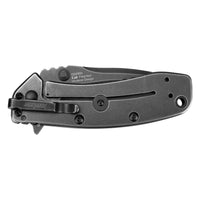 Kershaw Pocket Knife - Cryo II BlackWash Drop Point Blade with Frame Lock | KW1556BW ,