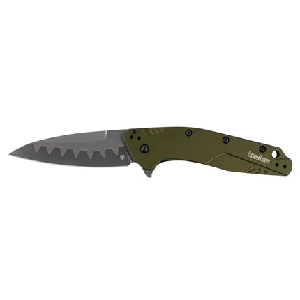Kershaw Pocket Knife - Dividend Drop Point Composite Blade Liner Lock | KW1812OLCB ,