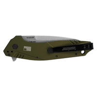 Kershaw Pocket Knife - Dividend Drop Point Composite Blade Liner Lock | KW1812OLCB ,