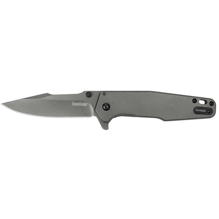 Kershaw Pocket Knife - Ferrite Clip Point Plain Edge Blade Gray Handle | KW1557TI ,