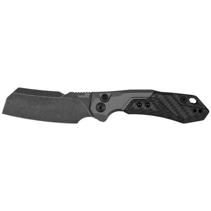Kershaw Pocket Knife - Launch 14 BlackWash Cleaver Plain Blade Automatic | KW7850 ,