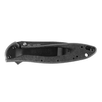 Kershaw Pocket Knife - Leek Composite BlackWash Drop Point Blade | KW1660CBBW ,