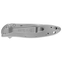 Kershaw Pocket Knife - Leek Silver Stainless Steel Handle with Frame Lock | KW1660R ,
