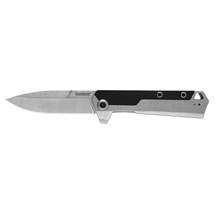 Kershaw Pocket Knife - Oblivion Spear Point Plain Edge Steel Blade Everyday | KW3860 ,