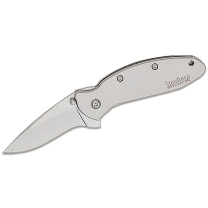 Kershaw Pocket Knife - Scallion Stainless Steel Handle Drop Point Blade | 1620FL ,