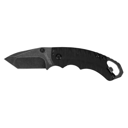 Kershaw Pocket Knife - Shuffle II American Tanto Blade Black Handle | KW8750TBLKBW ,