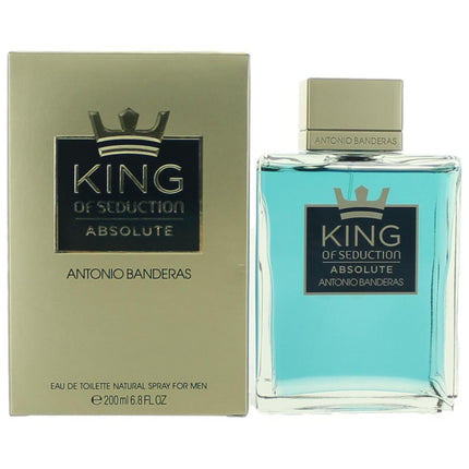 King of Seduction Absolute by Antonio Banderas, 6.8 oz Eau De Toilette Spray for Men ,