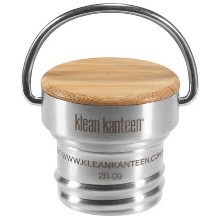 Klean Kanteen Bamboo Loop Cap - Stainless Leakproof for Classic Bottles | 1009048 ,