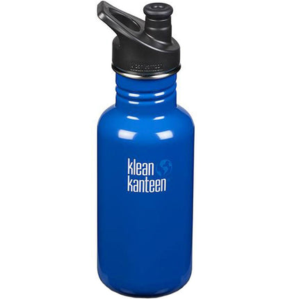 Klean Kanteen Bottle - Classic Coastal Waters with Sport Cap 3.0, 18oz | 1003077 ,