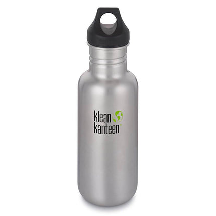 Klean Kanteen Bottle - Classic Stainless Steel with Loop Cap, 40oz ,